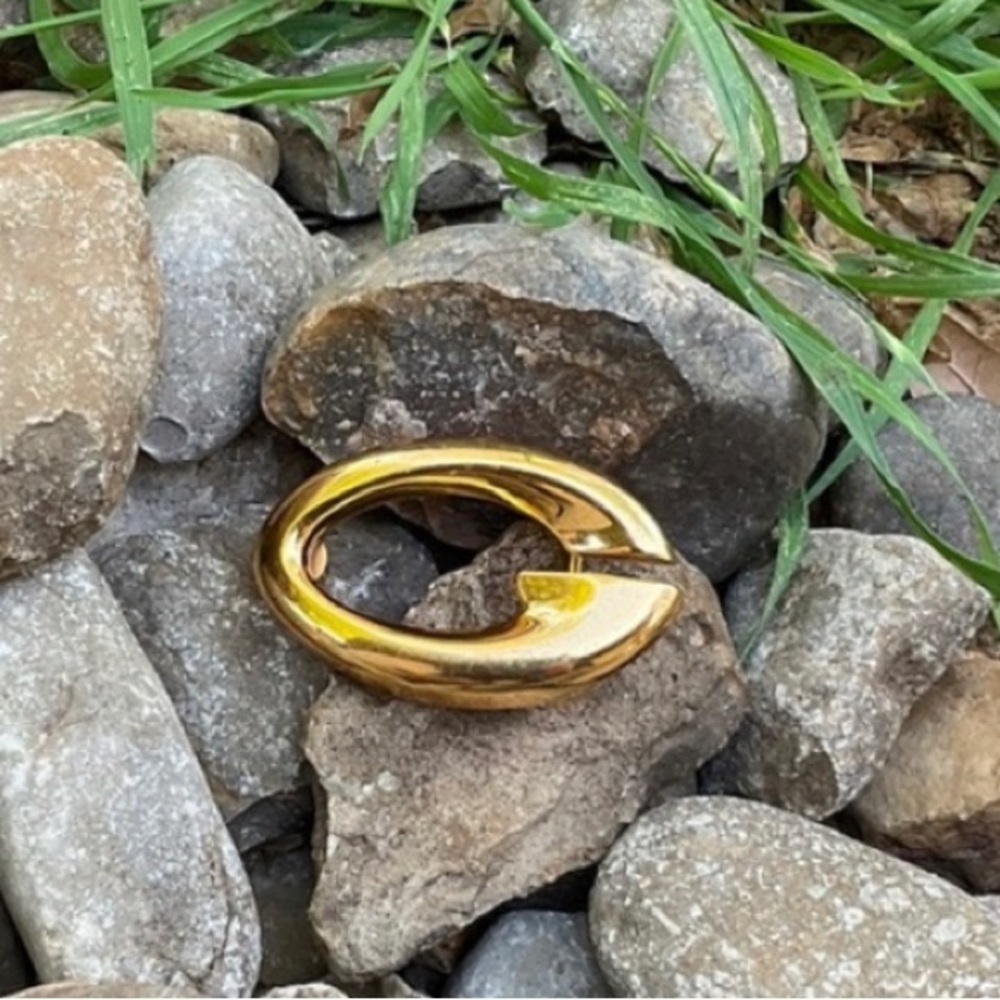 SOLD / VINTAGE/ Authentic GUCCI gold belt buckle